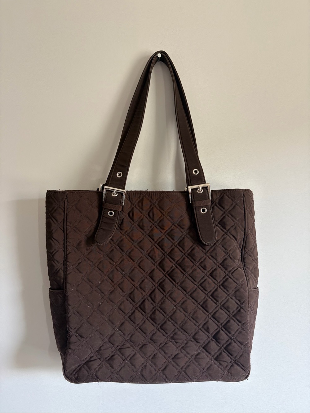 Vera Bradley Quilted Brown Tote Bag - Women
